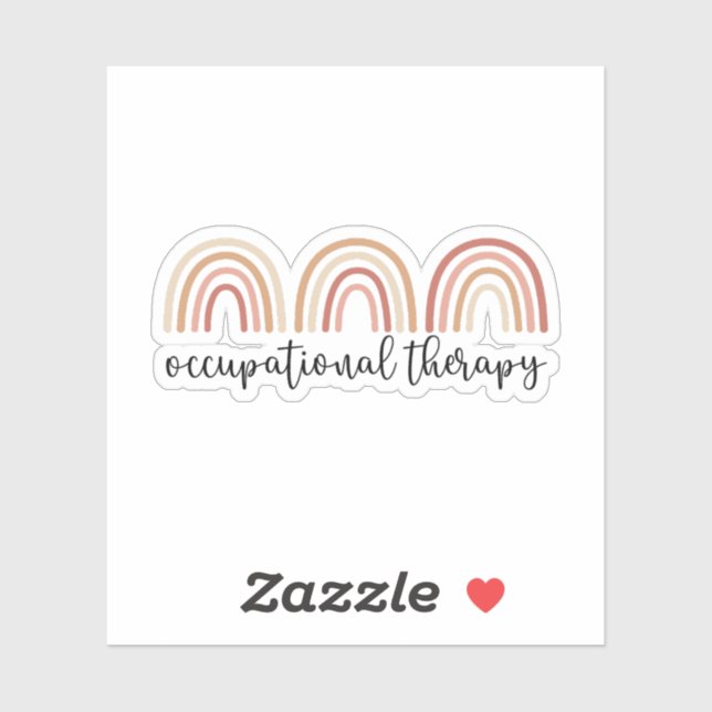 Cute Occupational Therapy OT Rainbow (Sheet)