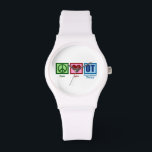 Cute Occupational Therapy Watch<br><div class="desc">Peace Love OT. A peace sign, heart, and occupational therapy on a gift for your favourite therapist.</div>