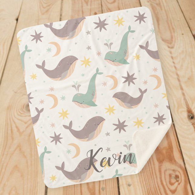 Cute Ocean Animals Personalized Blanket (Creator Uploaded)