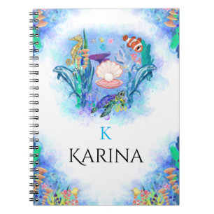 Cute Ocean Sea Animals Baby Notebook
