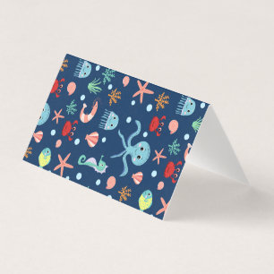 Cute Ocean Sea Life Pattern