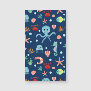 Cute Ocean Sea Life Pattern