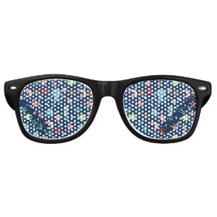 Cute Ocean Sea Life Pattern Retro Sunglasses