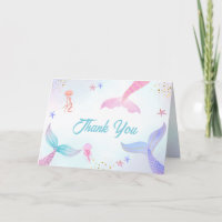 Cute Ocean Summer Mermaid Tail Baby Shower