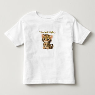 Cute Ocelot Toddler T-Shirt – Tiny kitten