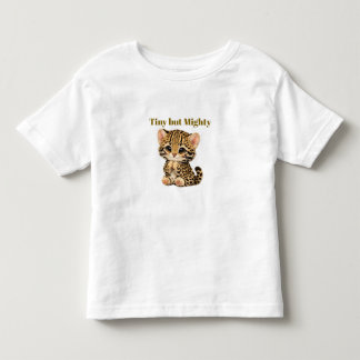 Cute Ocelot Toddler T-Shirt – Tiny kitten