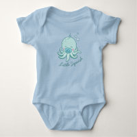 Cute Octopus Baby Shower Kawaii Blue Boy