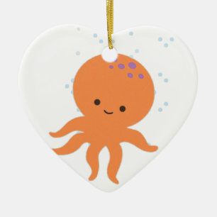 Cute Octopus Cartoon Ceramic Tree Decoration
