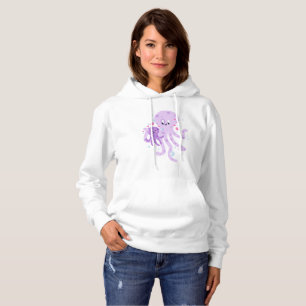 Cute Octopus Mum Drawing Art Hoodie