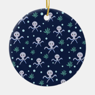 Cute Octopus Pattern Ceramic Tree Decoration