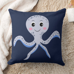 Cute Octopus Pattern Cushion