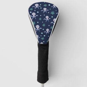 Cute Octopus Pattern Golf Head Cover