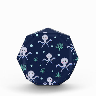 Cute Octopus Pattern Photo Block