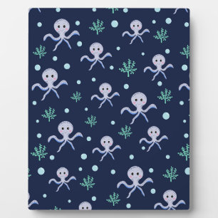 Cute Octopus Pattern Plaque