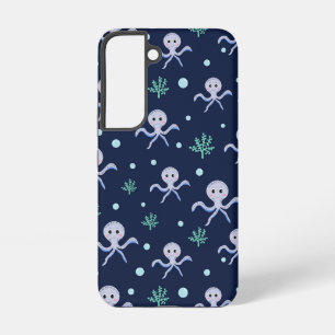 Cute Octopus Pattern Samsung Galaxy Case