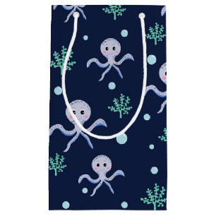 Cute Octopus Pattern Small Gift Bag
