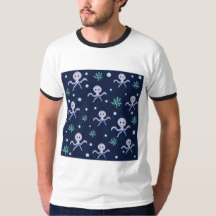 Cute Octopus Pattern T-Shirt