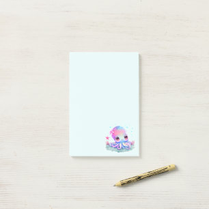 Cute Octopus Sea Creature Post-it Notes