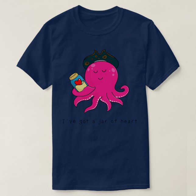 Cute Octopus  T-Shirt (Design Front)