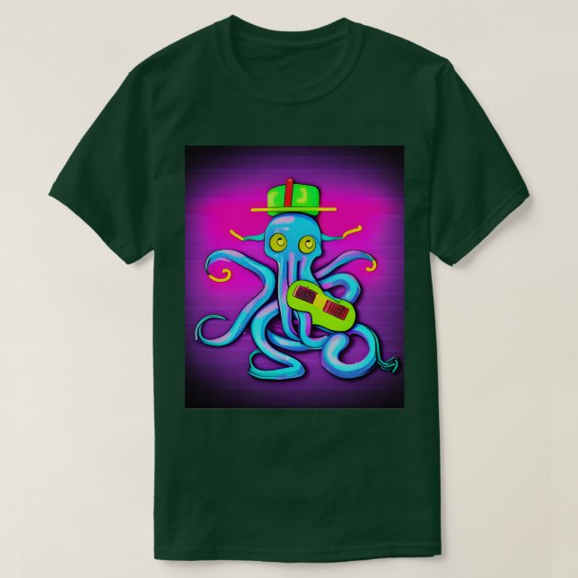 cute octopus T-Shirt (Design Front)
