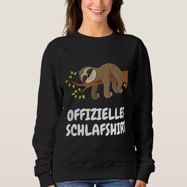 Cute Official Sleep Sloth Sweatshirt (Front)