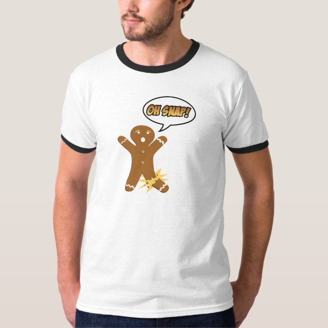 Cute Oh Shap Gingerbread man thanksgiving t-shirts (Front)
