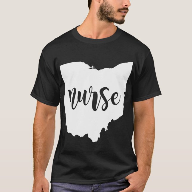 Cute Ohio Nurse T-Shirt (Front)