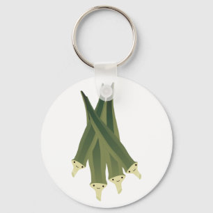 Cute Okra Key Ring