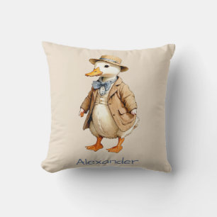 Cute Old Fashion Ducky Personalise Cushion