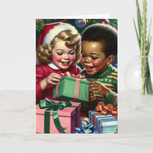 Cute Old-Fashioned Christmas Card