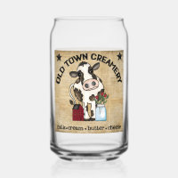 Cute old town creamery cow farmhouse