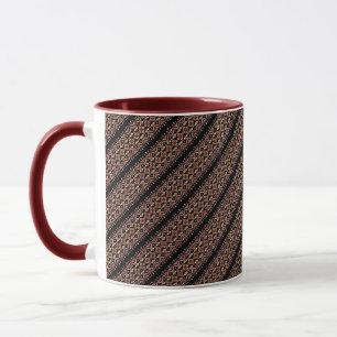 Cute old ukrainian stripes patterns mug