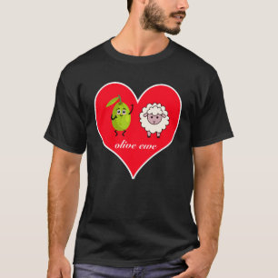 Cute Olive Ewe Tell Someone I Love You T-Shirt