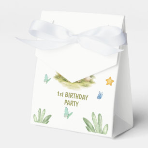 Cute One-A-Saurus Dinosaur 1st Birthday Favour Box