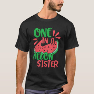Cute One In A Melon Sister Watermelon T-Shirt