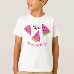 Cute One in a Melon watermelon girls T-Shirt