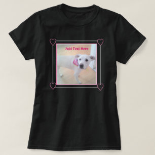 Cute One Photo Pink Sweet Puppy Dog T-Shirt