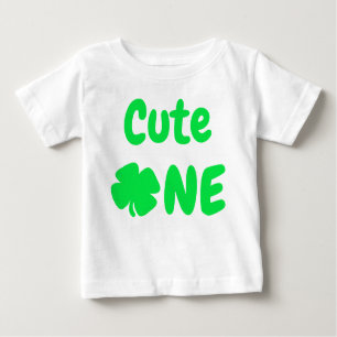Cute One St Patrick's Day 1st Birthday Baby T-Shirt