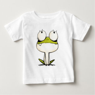 Cute One Tooth Frog Baby shirt Cartoon Frog