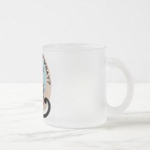 Cute or What Cat Frosted Glass Coffee Mug