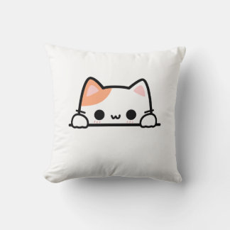 Cute orange cat cushion