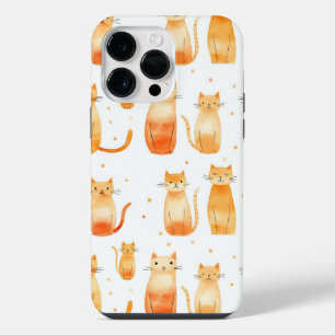 Cute Orange Cats iPhone 14 Pro Max Case