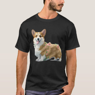 Cute Orange corgi for  a positive mood    T T-Shirt