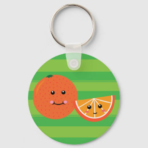 Cute Orange Key Ring