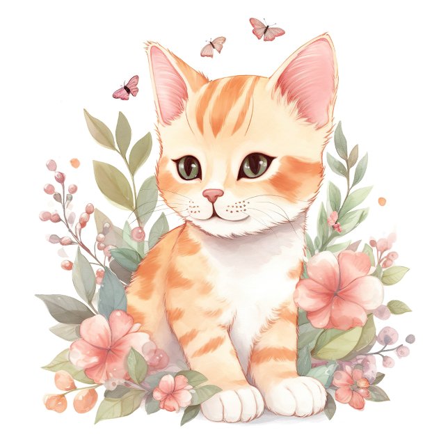 Cute Orange Kitten World's Best Cat Mum Mug (Creator Uploaded)