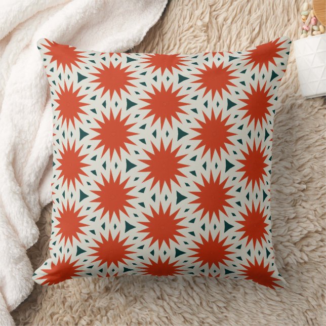 Cute Orange Pattern Cushion (Blanket)