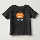 Cute Orange Pumpkin Custom Name Halloween
