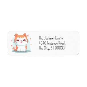 Cute Orange Tabby Kitten Kawaii Chibi