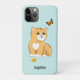 Cute Orange Tabby Kitty Cat Case-Mate iPhone Case