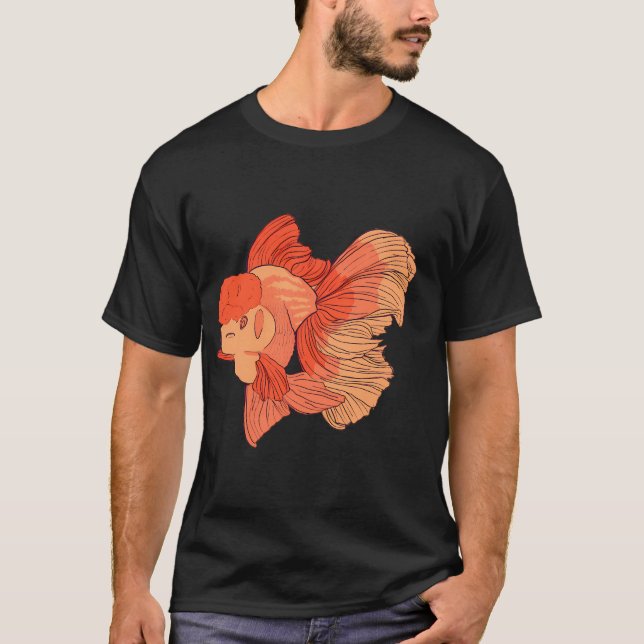 Cute OrangeOranda Goldfish T-Shirt (Front)